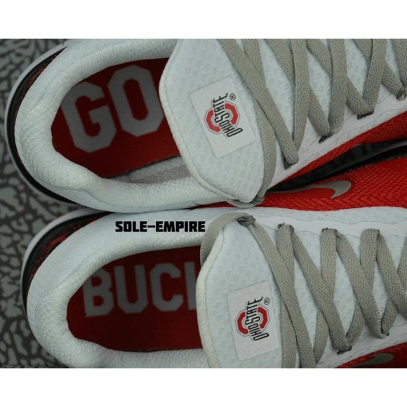 NIKE FREE TRAINER V7 WEEK ZERO OHIO STATE BUCKEYES MEN\'S Size 9 New Without Box